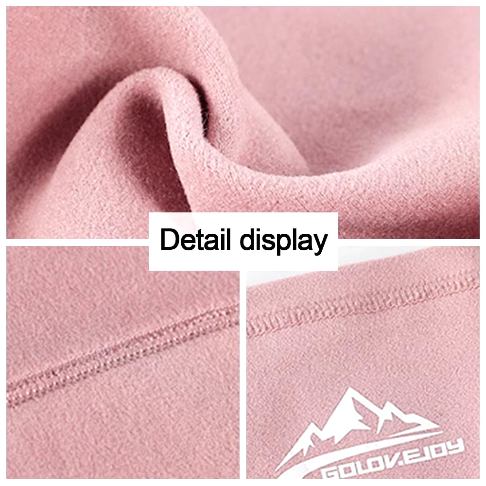 Unisex Winter Sports Bandana - Velvet Thermal Neck Warmer for Skiing, Hiking, Cycling, and Snowboarding - Windproof Headgear