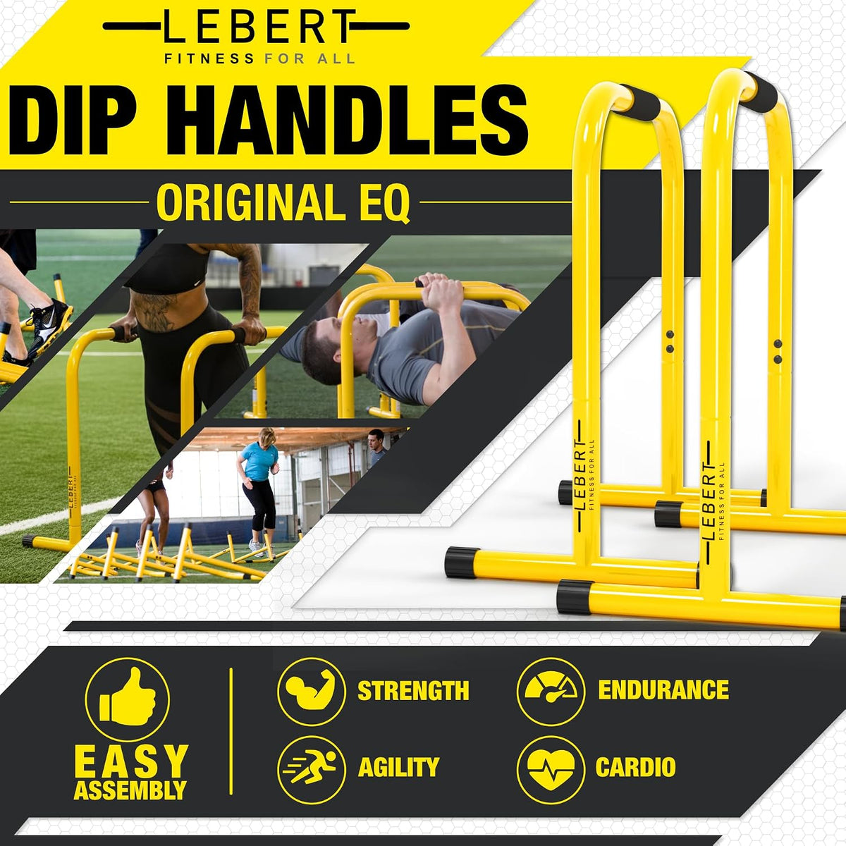 Lebert Equalizer Total Body Strengthening Dip Station - Standard and XL Models
