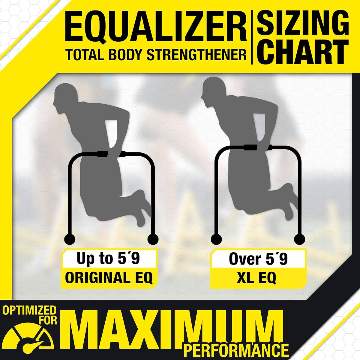 Lebert Equalizer Total Body Strengthening Dip Station - Standard and XL Models