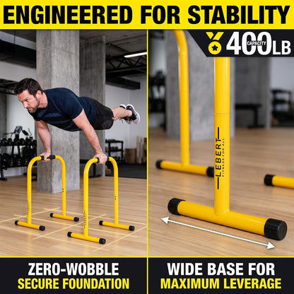Lebert Equalizer Total Body Strengthening Dip Station - Standard and XL Models